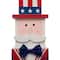 Glitzhome® 24.5" Reversible Easter & July 4th Wood Porch Décor